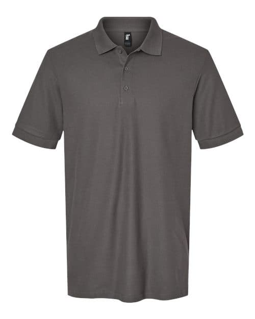 Unisex Hammer™ Pique Polo — Charcoal