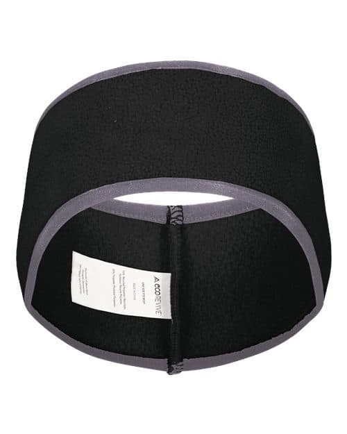 Eco Revive™ Polar Fleece Headband — Black