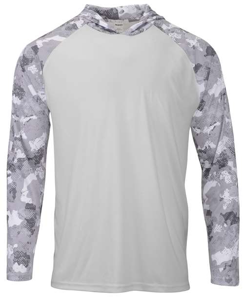Unisex Tortuga Extreme Performance Hooded T-Shirt — Aluminum