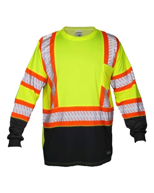 Unisex DOT Class 3 Long Sleeve T-Shirt — Lime