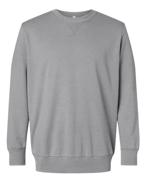 Unisex Vintage Wash Crewneck Sweatshirt — Washed Grey