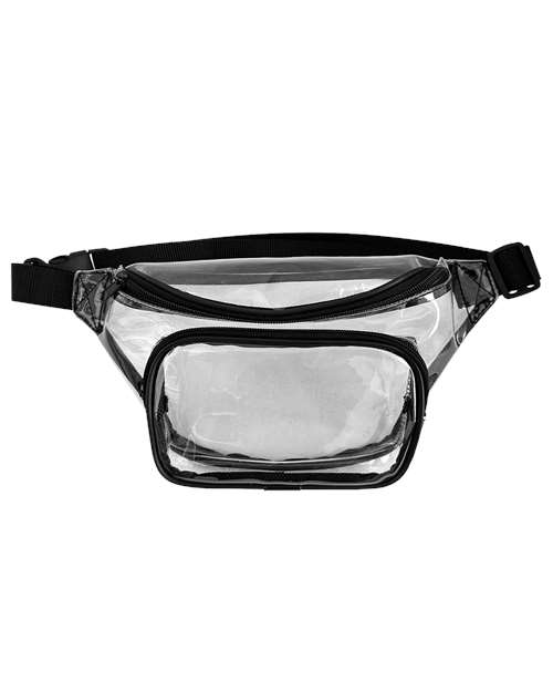 Clear Fanny Pack — Black