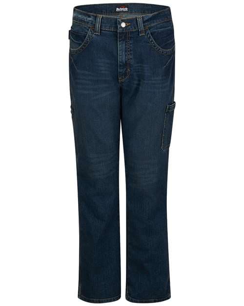 Men's Stretch Denim Dungaree Jeans — Sanded Denim - 32I