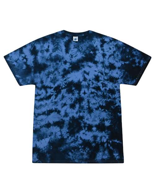 Unisex Crystal Wash T-Shirt — Crystal Columbia/ Navy