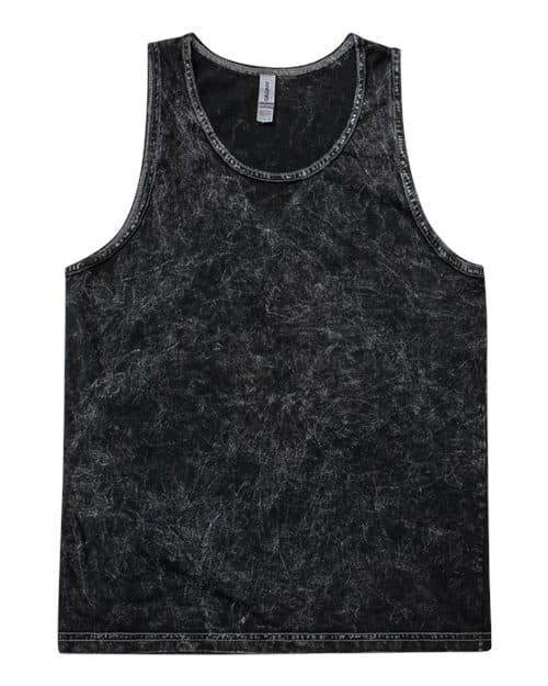 Unisex Mineral Wash Tank Top — Mineral Black