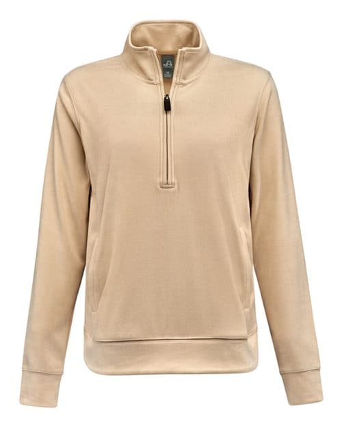 Women's Element Fleece Quarter-Zip Sweatshirt — Almond