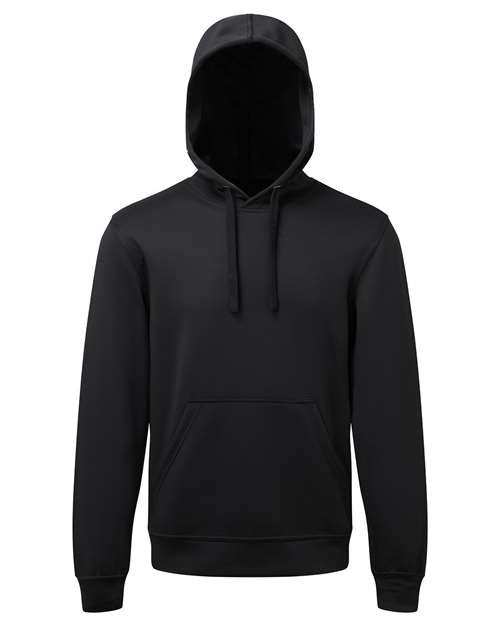 Unisex Spun Dyed Hooded Sweatshirt — Black