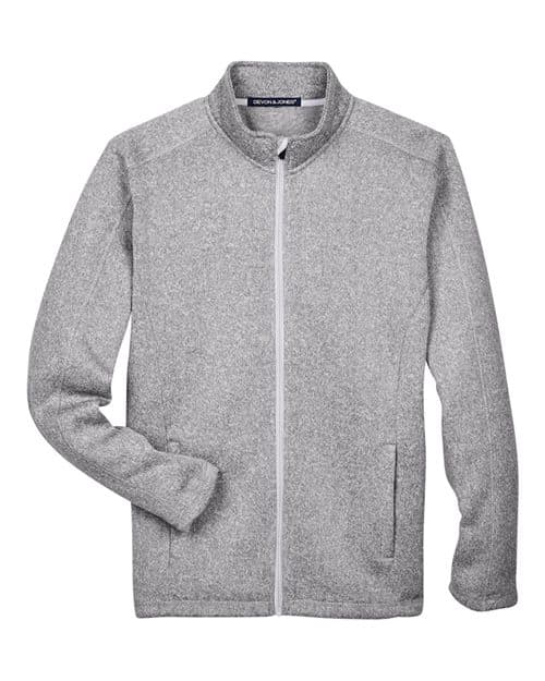Men's Bristol Full-Zip Sweater Fleece Jacket — Grey Heather