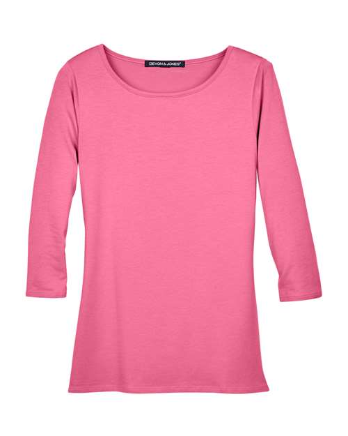 Women's Perfect Fit™ Ballet Bracelet-Length Knit Top — Charity Pink