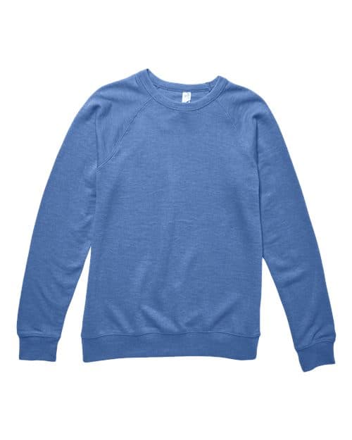 Unisex French Terry Crewneck Sweatshirt — Heather Royal