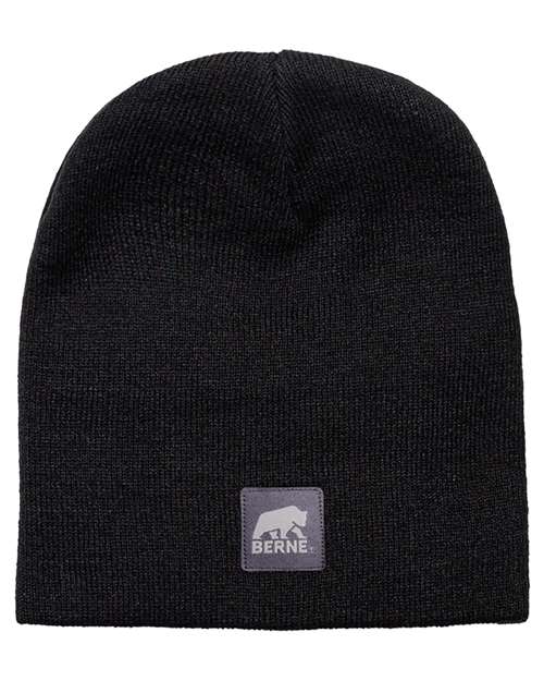 Heritage Knit Beanie — Black