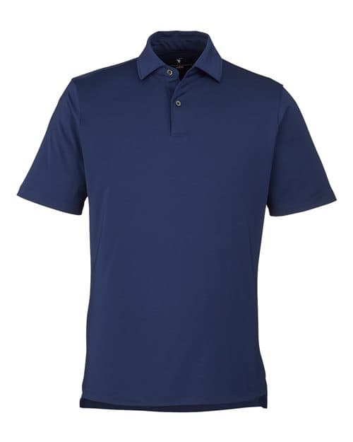 Men's USA Made Tournament Solid Tech Polo — Marine