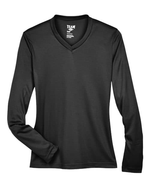 Women's Zone Performance Long Sleeve T-Shirt — Black