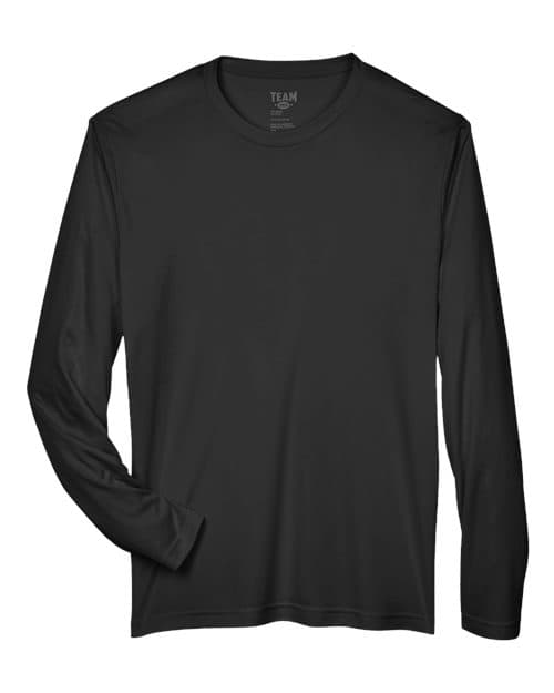 Men's Zone Performance Long Sleeve T-Shirt — Black