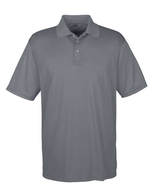 Men's Cool & Dry Sport Performance Interlock Polo — Charcoal