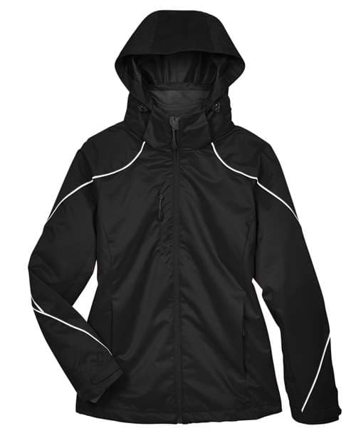 Women's Angle 3-in-1 Jacket with Bonded Fleece Liner — Black