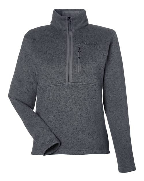 Women's Drop Line Half-Zip Jacket — Steel Onyx Heather