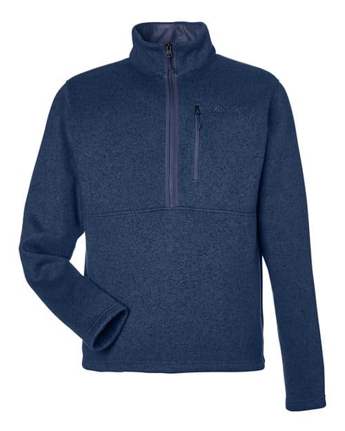 Men's Drop Line Half-Zip Jacket — Arctic Navy Heather