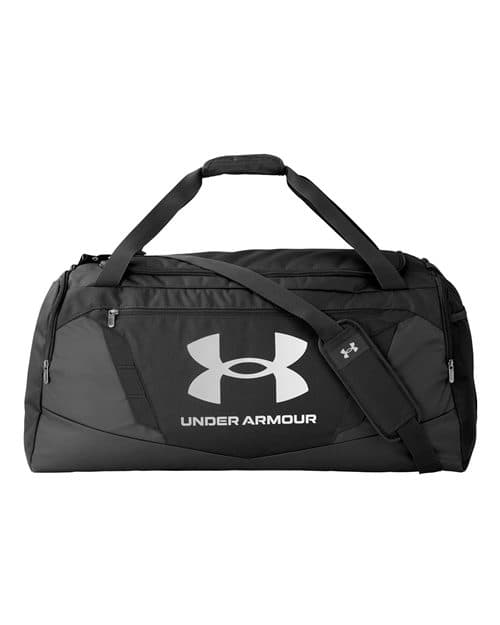 Undeniable 5.0 LG Duffel Bag — Black/ Metallic Silver