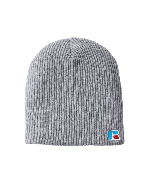 Core R Patch Beanie — Grey Heather