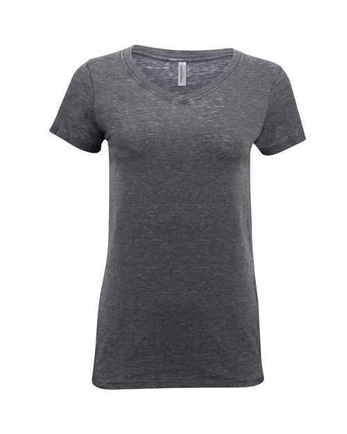 Women's Vintage Dye V-Neck T-Shirt — Vintage Charcoal