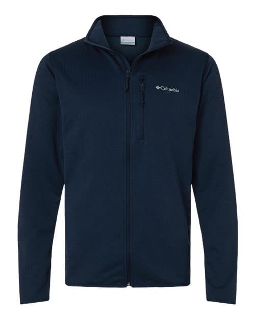 Men's Essential Hike™ Grid Fleece Full-Zip — Collegiate Navy