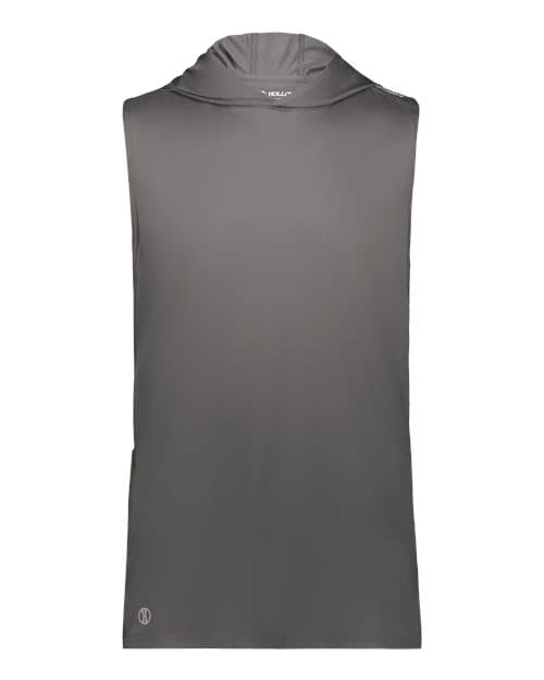 Unisex CoolCore® Sleeveless Hooded T-Shirt — Iron