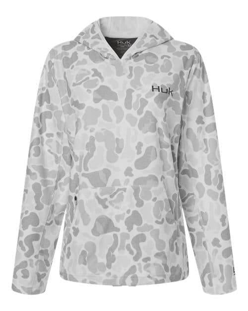 Women's Coldfront+ KC Print Hooded Sweatshirt — White