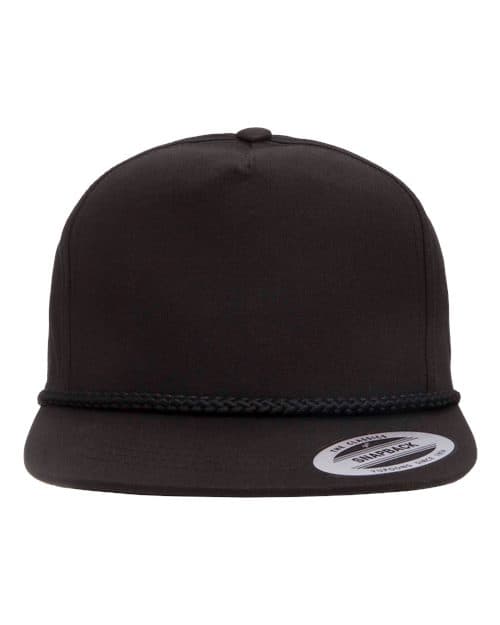 Classic Poplin Golf Cap — Black