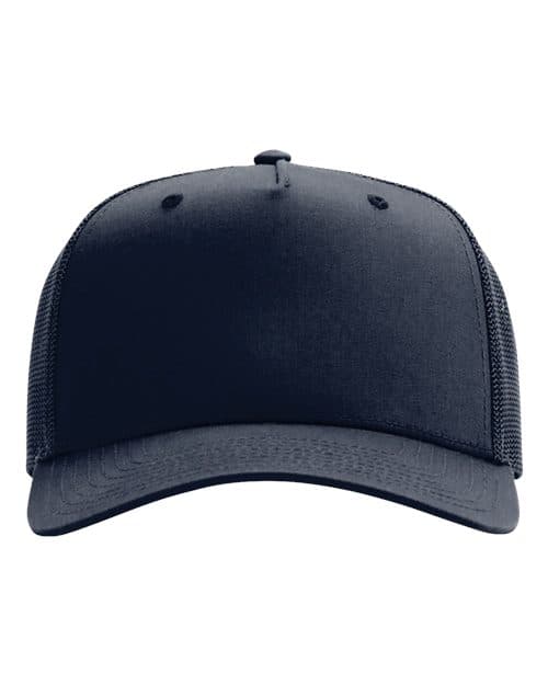Five-Panel Champ Trucker Cap — Navy