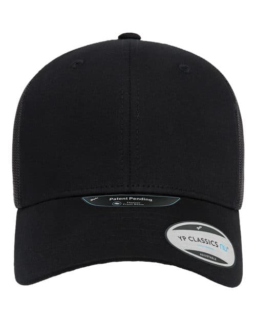 NU Retro Trucker Cap — Black