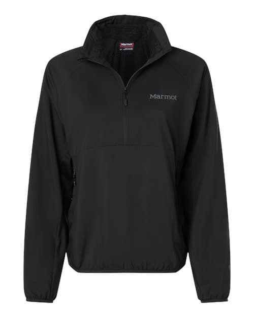 Women's Aerothermal Soft Shell Quarter-Zip Pullover — Black
