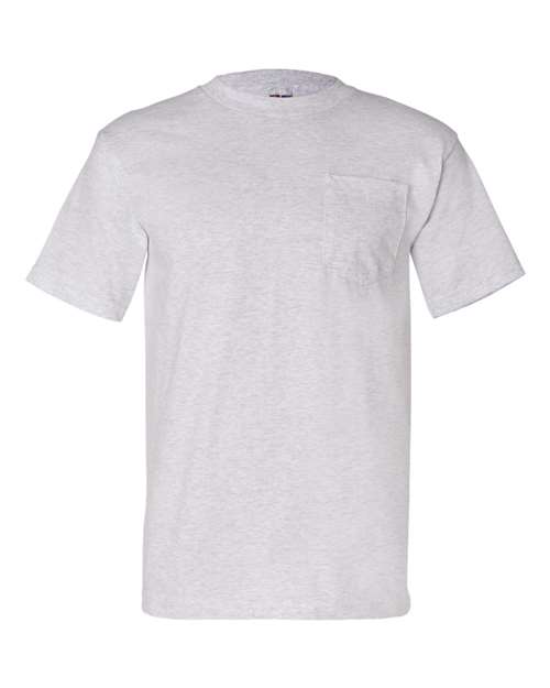 Unisex USA-Made Pocket T-Shirt — Ash