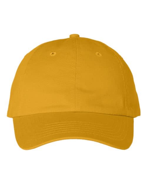 Bio-Washed Classic Dad Hat — Gold