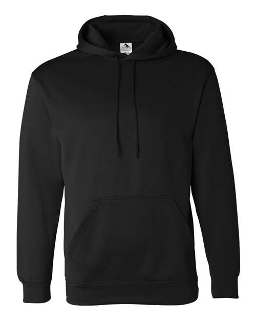 Men's Wicking Fleece Hooded Sweatshirt — Black