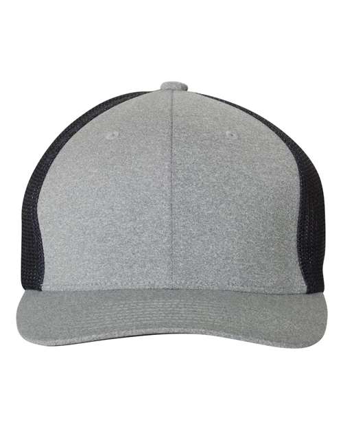Mélange Trucker Cap — Heather Grey/ Navy