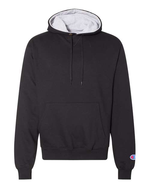 Unisex Cotton Max Hooded Sweatshirt — Black