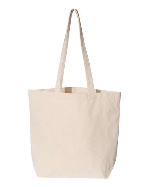 Large Canvas Tote — Natural