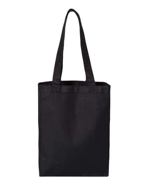 12L Gussetted Shopping Bag — Black
