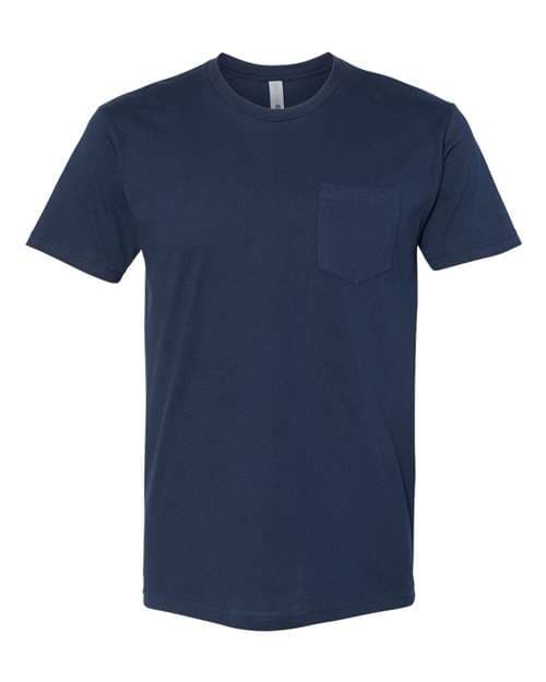 Unisex Cotton Pocket T-Shirt — Midnight Navy