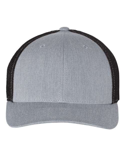 R-Flex Trucker Cap — Heather Grey/ Black
