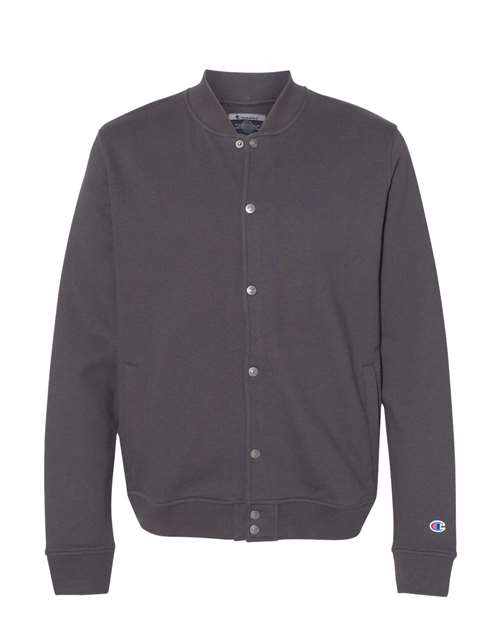 Unisex Bomber Jacket — Charcoal Heather