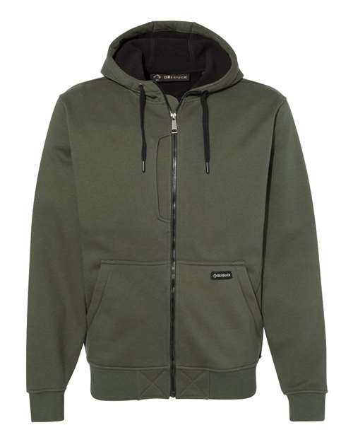 Men's Bateman Bonded Power Fleece 2.0 Full-Zip Jacket — Fatigue