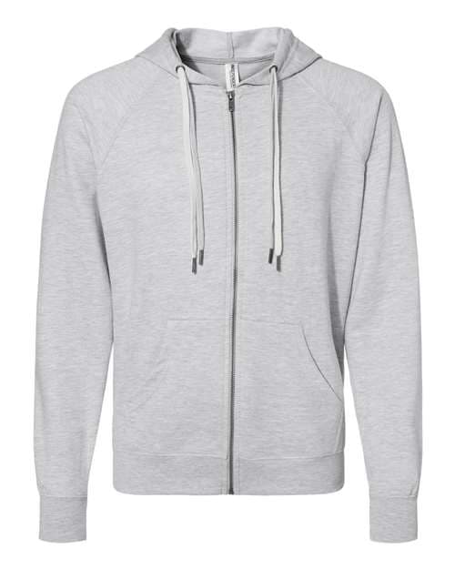 Unisex Icon Lightweight Loopback Terry Full-Zip Hooded Sweatshirt
