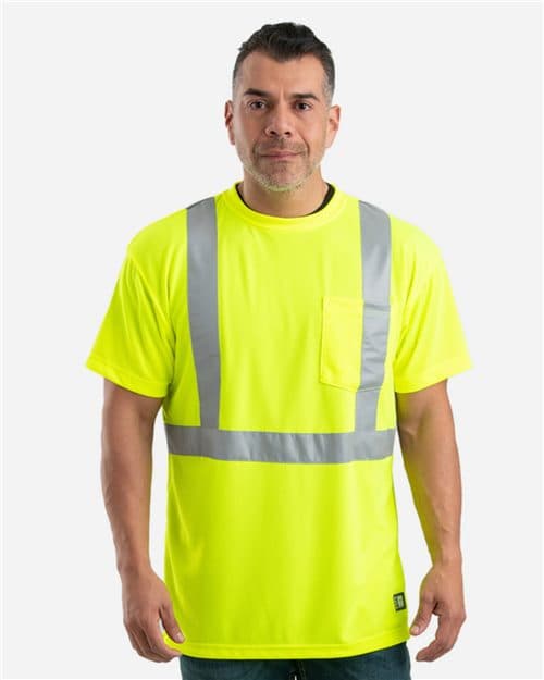 Men's Hi-Vis Class 2 Performance Pocket T-Shirt