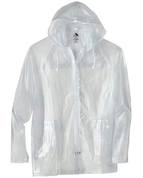 Men's Clear Hooded Rain Jacket