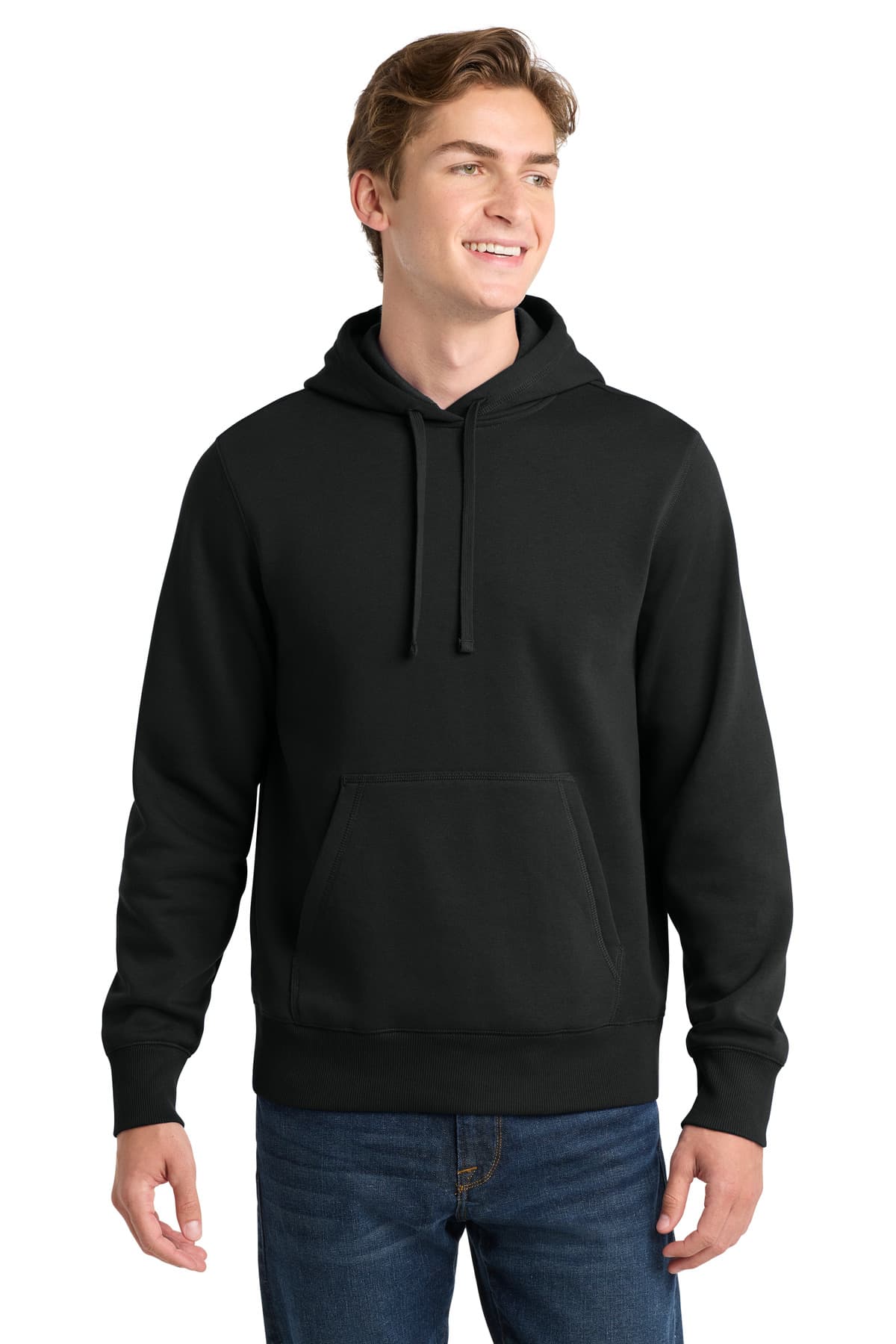 Sport-Tek ® Tall Pullover Hooded Sweatshirt — Black