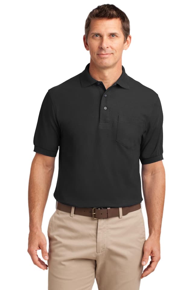 Port Authority ® Silk Touch Polo with Pocket