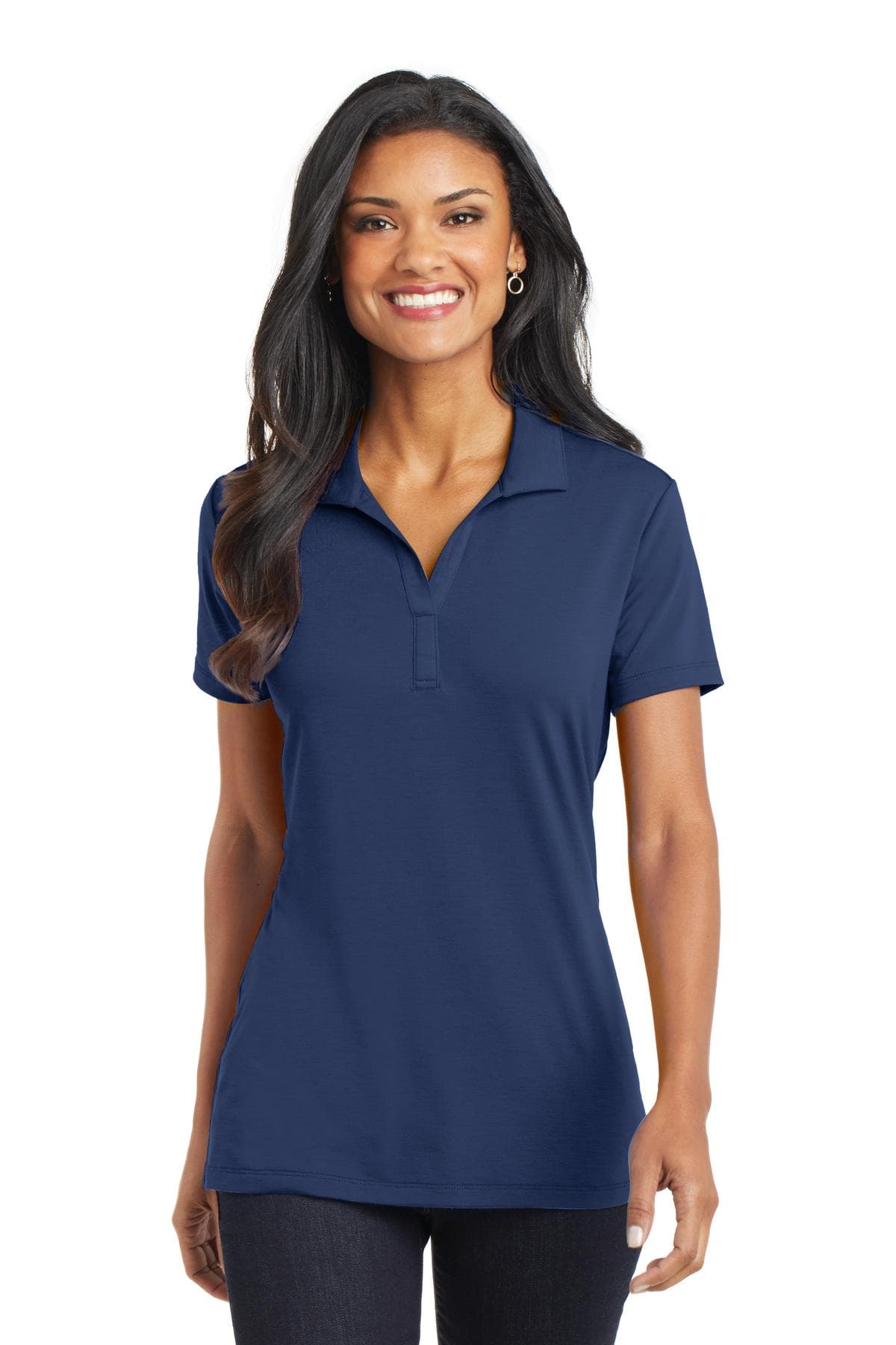 Port Authority ® Women's Cotton Touch Performance Polo — Estate Blue