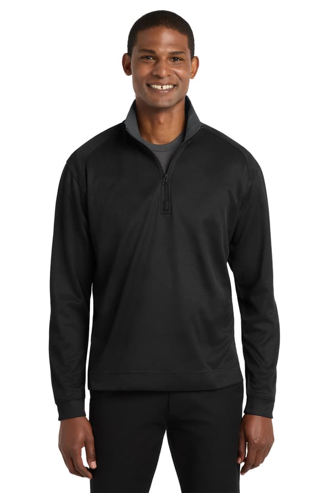 Port Authority ® Vertical Texture 1/4-Zip Pullover